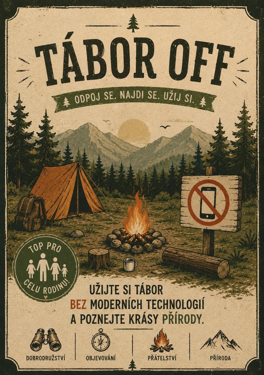 Tábor OFF — odpoj se, najdi se, užij si